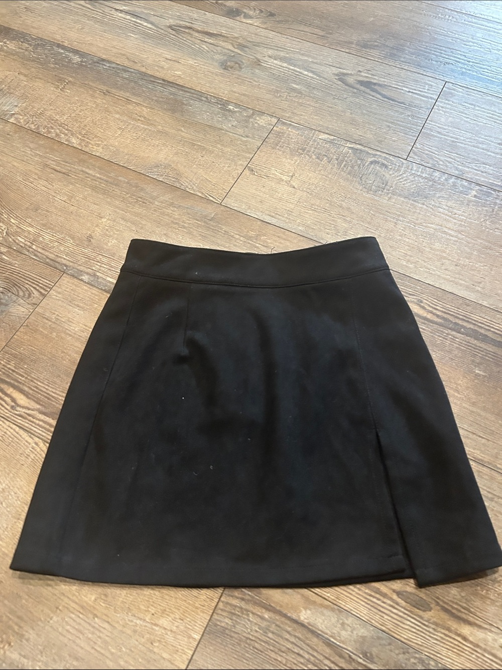 Skylar + Madison Black Mini Skirt with Clean A-Line